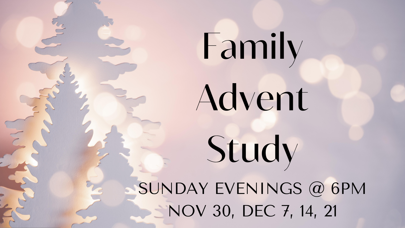 Family Advent Service